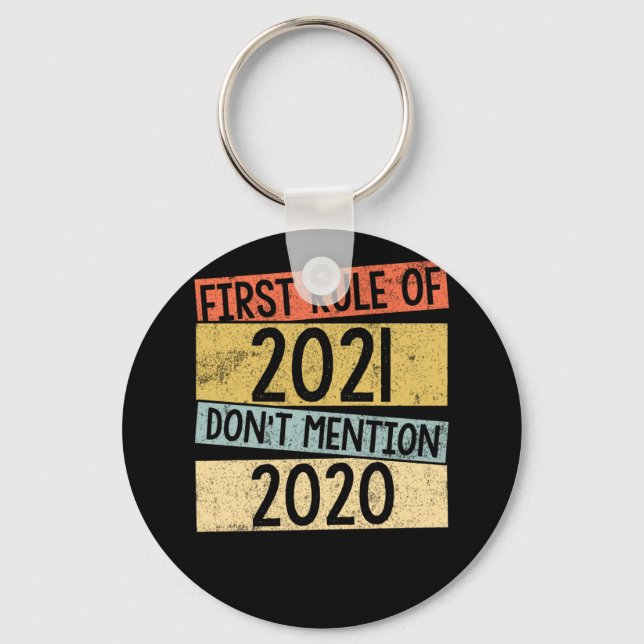 HAPPY NEW YEAR 2021 NEW YEARS EVE 2020 GIFT FOR HE KEYCHAIN (Front)