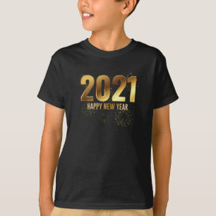 Happy New Year 2021 New Year's Eve Countdown T-Shirt