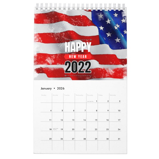 happy new year 2022 Calendars & Planners  (Jan 2026)