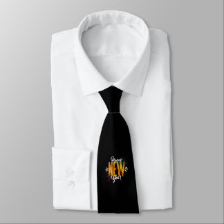 Happy New Year 2022 Design with Fireworks Tie