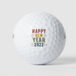 happy new year 2022 golf balls