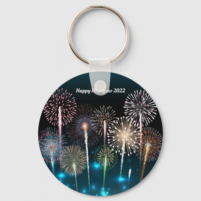 Happy New Year 2022  Keychain (Front)