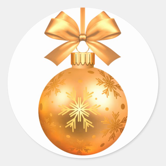 happy new year 2022 ornament classic round sticker (Front)