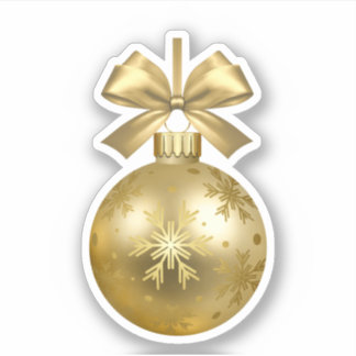 happy new year 2022 ornament sticker