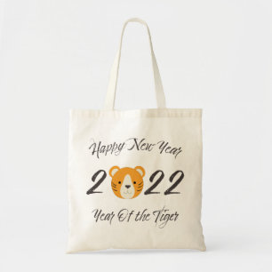 Happy New Year 2022 Year of the Tiger Tote Bag