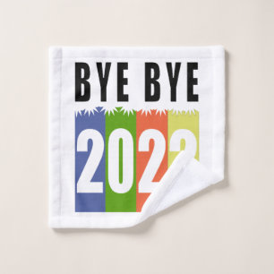 happy New Year 2023, funny Wash Cloth