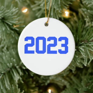 Happy New Year 2023 - New Year 2023  Ceramic Ornament