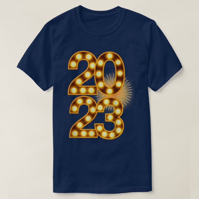 Happy New Year 2023 New Years Eve Party Countdown  T-Shirt (Design Front)