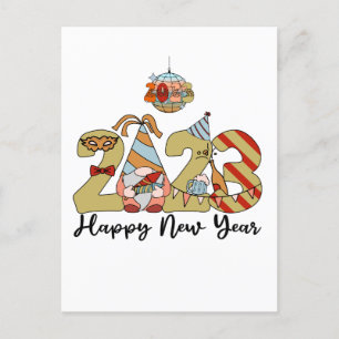 happy new year 2023         postcard
