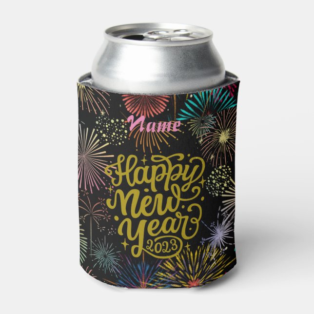 Happy New Year 2023 Thunder_Cove  Can Cooler (Can Front)
