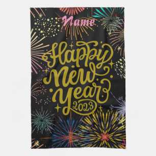 Happy New Year 2023 Thunder_Cove   Kitchen Towel