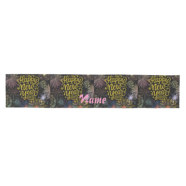 Happy New Year 2023 Thunder_Cove Medium Table Runner (Horizontal)