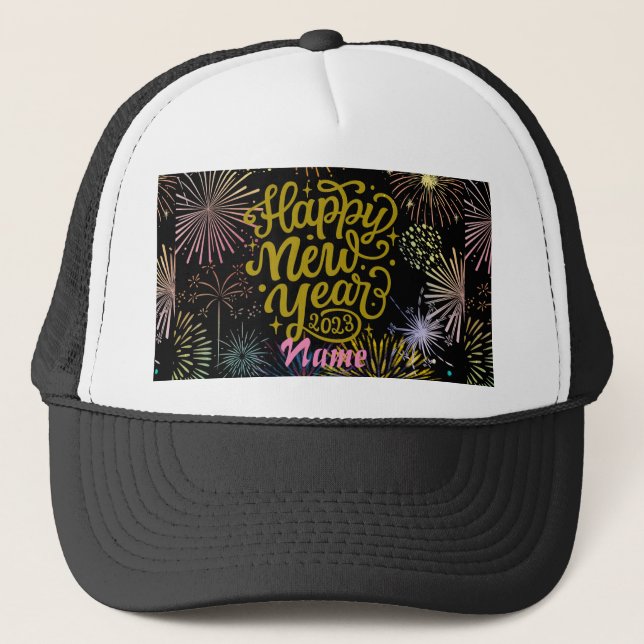 Happy New Year 2023 Thunder_Cove Trucker Hat (Front)