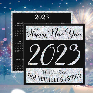 Happy New Year 2023 with Calender Card
