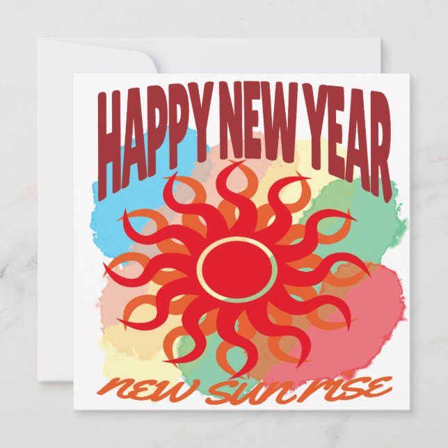 Happy New Year 2024 - 2024 full of good things.  Holiday Card (Front)