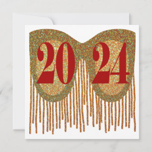 Happy New Year 2024 - 2024 full of good things Holiday Card
