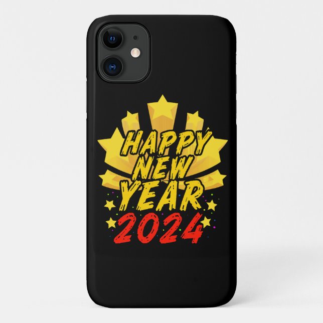 Happy New Year 2024  Case-Mate iPhone Case (Back)