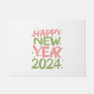 Happy New Year 2024 Doormat