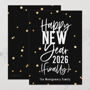 Happy New Year 2024 Finally Holiday Card