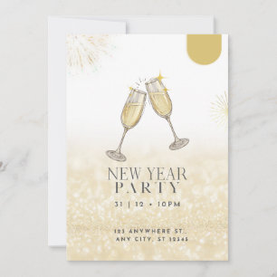 Happy New Year 2024 Invitation