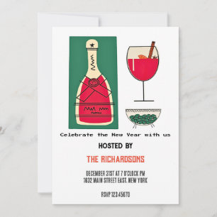 happy new year 2024 merry christmas greeting cards