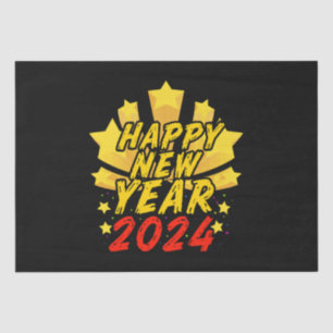 Happy New Year 2024  Tissue Paper