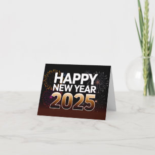 Happy New Year 2025 Card