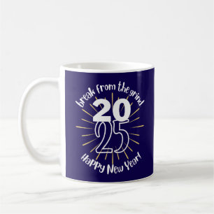 Happy New Year 2025 Coffee Mug