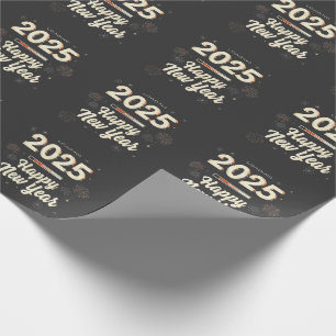 Happy New Year 2025 Family Matching Wrapping Paper