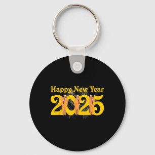 Happy New Year 2025 Funny Trump Dance Fireworks Ce Keychain