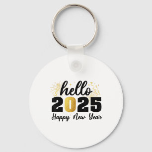 Happy New Year 2025 New Year Party Friends Family  Keychain