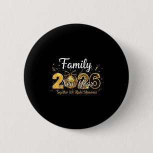Happy New Year 2025 New Year's Eve Party Countdown 2 Inch Round Button