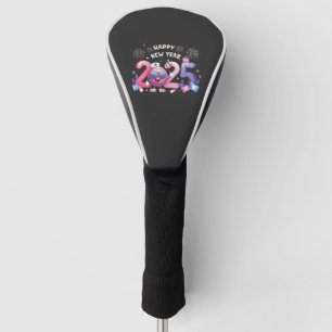 Happy New Year 2025 Nursing Disco Ball Healthcare Golf Head Cover