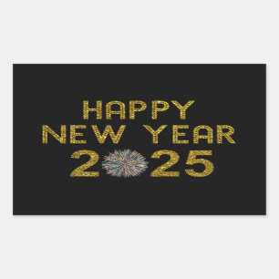 Happy New Year 2025 Sticker