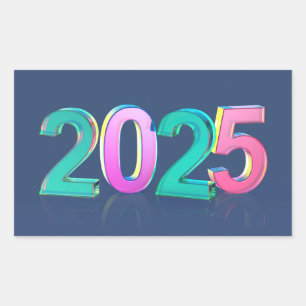 Happy New Year 2025 Sticker