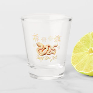 Happy New Year 2025 The Chinese Year of the Snake Shot Glass