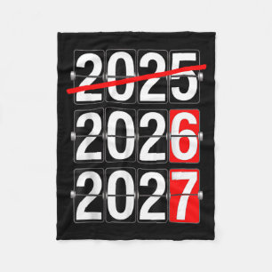 Happy New Year 2026 2027 67 Meme Six Seven Funny Fleece Blanket