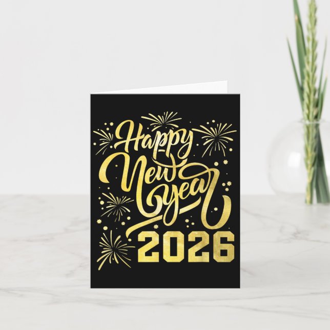 Happy New Year 2026 _2  Card (Front)