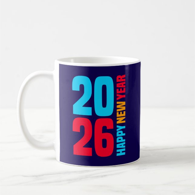 Happy New Year 2026-34568 Coffee Mug (Left)