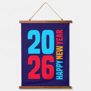 Happy New Year 2026-34568 Hanging Tapestry