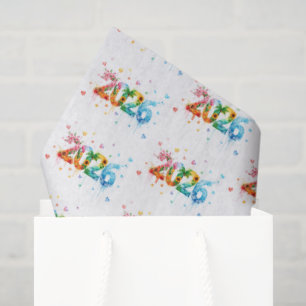 Happy New Year 2026: A Year of New Possibilities Tissue Paper