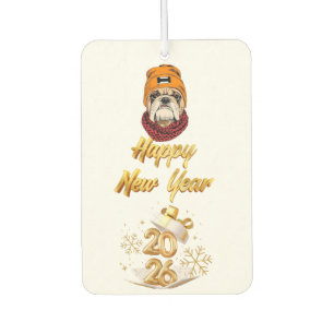 happy new year 2026 air freshener