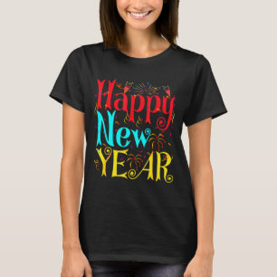Happy New Year 2026 And Merry Christmas New Year E T-Shirt