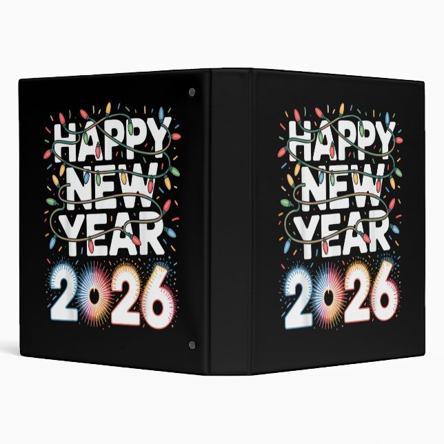Happy New Year 2026 Binder (Background)