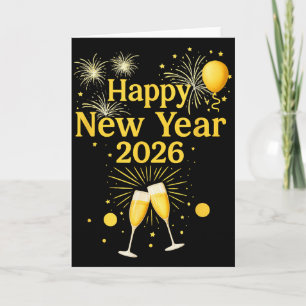 Happy New Year 2026 Card