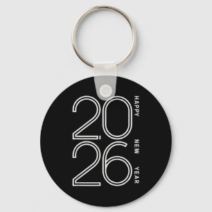 Happy New Year 2026 Celebration Eve Party Men Wome Keychain
