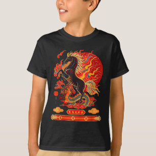 Happy New Year 2026 Chinese New Year Horse Zodiac T-Shirt