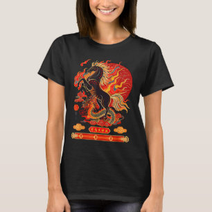 Happy New Year 2026 Chinese New Year Horse Zodiac T-Shirt