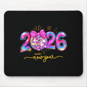 Happy New Year 2026 Colorful Family Matching Celeb Mouse Pad