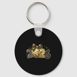 Happy New Year 2026 Coquette New Year Trendy  Keychain